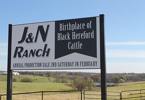J&N Ranch sign